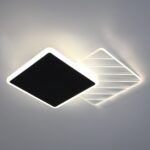 Φωτιστικό οροφής LED 10W 24Χ3,5Χ35 εκ. Μαύρο με ακρυλικό - KESKOR 472717 - Image 2