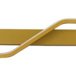 Απλίκα τοίχου LED 9W 60Χ6Χ12 εκ. Χρυσή - KESKOR 472719 - Image 3