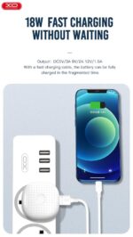 XO L86 ΦΟΡΤΙΣΤΗΣ QC3.0 18W, 1 ΘΥΡΑ, ΛΕΥΚΟΣ - Image 3