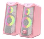 HAVIT SK202  ΗΧΕΙΑ 2.0, USB 2.0, ΜΕ LED, ΡΟΖ