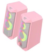 HAVIT SK202  ΗΧΕΙΑ 2.0, USB 2.0, ΜΕ LED, ΡΟΖ - Image 3