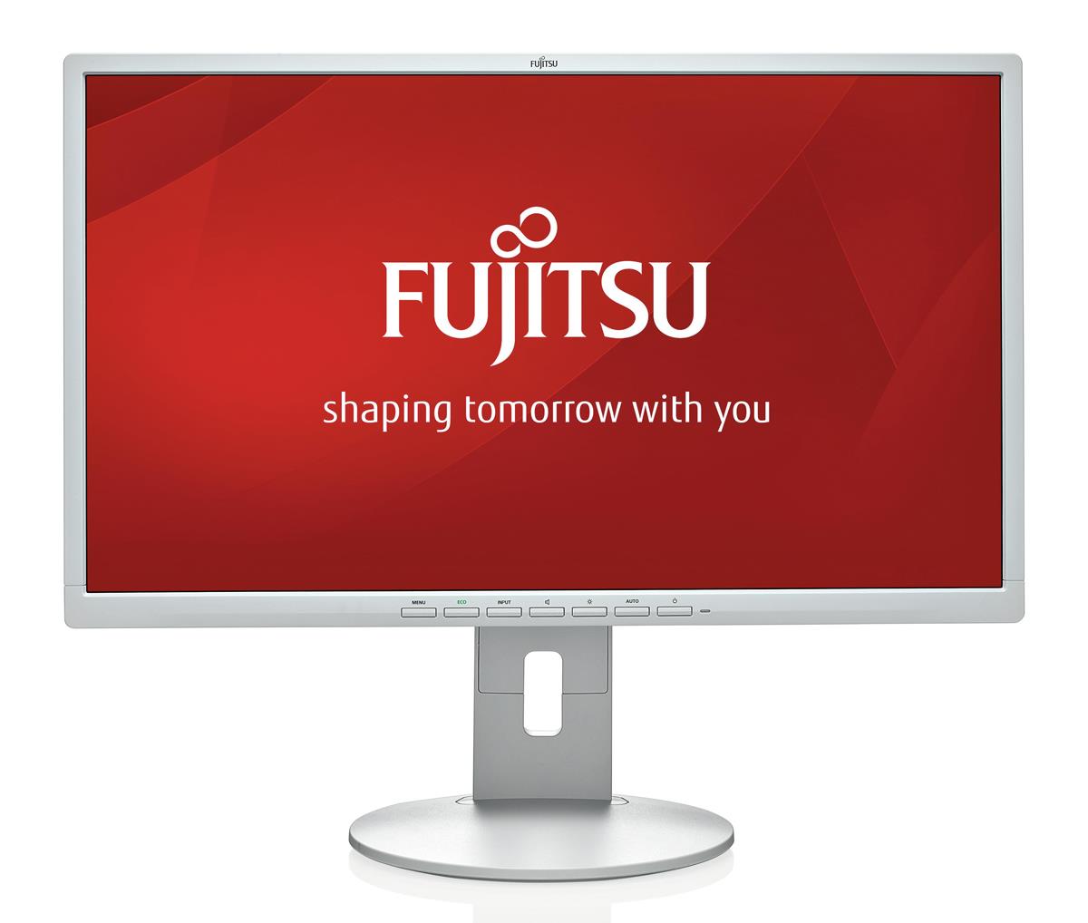 17921 REF ΟΘΟΝΗ FUJITSU B24-6/7, 24in, WUXGA, TN, ΜΑΥΡΟ-ΑΣΗΜΙ • GRADE A- - Image 1