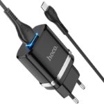HOCO N1 ΦΟΡΤΙΣΤΗΣ ARDENT, ΚΑΛΩΔΙΟ MICRO USB, 1 ΘΥΡΑ, ΜΑΥΡΟ - Image 4