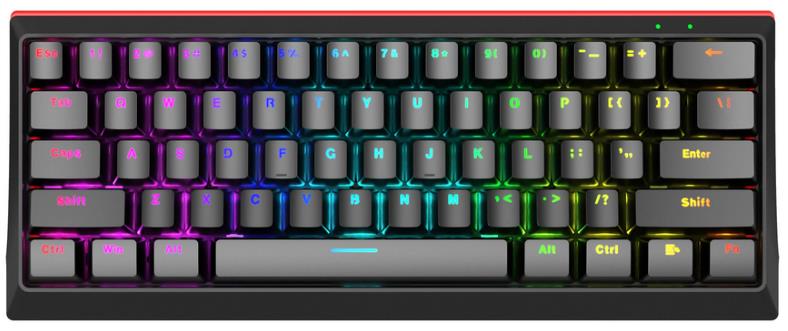 18380 MARVO KG962 GAMING RGB ΜΗΧΑΝΙΚΟ ΠΛΗΚΤΡΟΛΟΓΙΟ, ΜΑΥΡΟ - Image 1
