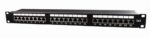 GEMBIRD Patch Panel  Cat.6 24 port shielded patch panel, 19 1U