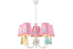 Φωτιστικό παιδικό Φ44 εκ. 3 Χ Ε14 με καπελάκια ροζ σχ. ΠΕΤΑΛΟΥΔΕΣ - MD8069-3E - Image 6