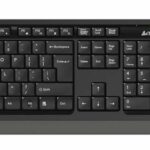 A4TECH ΑΣΥΡΜΑΤΟ SET FG1010 ΠΛΗΚΤΡΟΛΟΓΙΟ - ΠΟΝΤΙΚΙ F1010, ΜΑΥΡΟ/ΓΚΡΙ