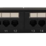 NG PATCH PANEL CAT6, 1U, 24 PORTS