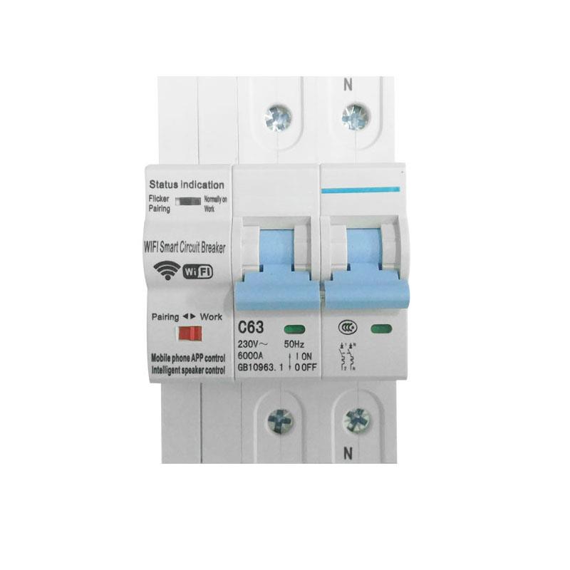 20988 COOLSEER COL-CBW2-63 ΑΣΥΡΜΑΤΗ ΑΣΦΑΛΕΙΑ ΠΙΝΑΚΑ ΜΕ ΜΕΤΡΗΤΗ ΚΑΤΑΝΑΛΩΣΗΣ, WIFI, 60Α - Image 1