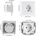 COOLSEER COL-WSP02WE ΕΞΥΠΝΗ ΠΡΙΖΑ ΤΟΙΧΟΥ ΣΟΥΚΟ, 16A, WIFI
