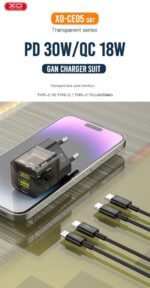 XO CE05(EU) PD30W+QC3.0 30W fast charger - Image 4