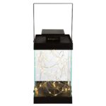 Φανάρι (LED) 'Glorie' Συνθετικό Μαύρο 13x14x30cm - Image 2