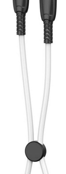 XO NB-Q248B ΚΑΛΩΔΙΟ ΦΟΡΤΙΣΗΣ SALUO SERIES SILICONE PD ΣΕ Type-C, 60W, 25cm, ΛΕΥΚΟ