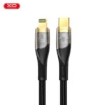 XO NB-Q223A ΚΑΛΩΔΙΟ ΦΟΡΤΙΣΗΣ TRANSPARENT GOLD PLATED SERIES PD ΣΕ LIGHTNING, 27W