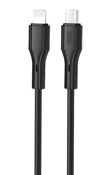 XO NBQ231A Rock Series ΚΑΛΩΔΙΟ ΦΟΡΤΙΣΗΣ TYPE-C ΣΕ LIGHTNING, 27W, ΜΑΥΡΟ