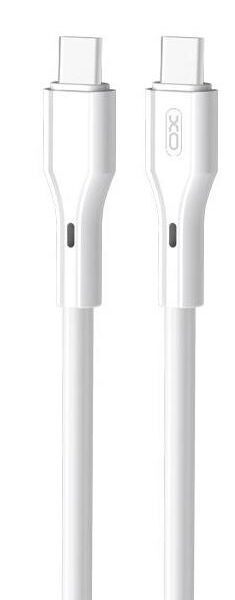 XO NBQ231A Rock Series ΚΑΛΩΔΙΟ ΦΟΡΤΙΣΗΣ TYPE-C ΣΕ TYPE-C, 60W, ΛΕΥΚΟ