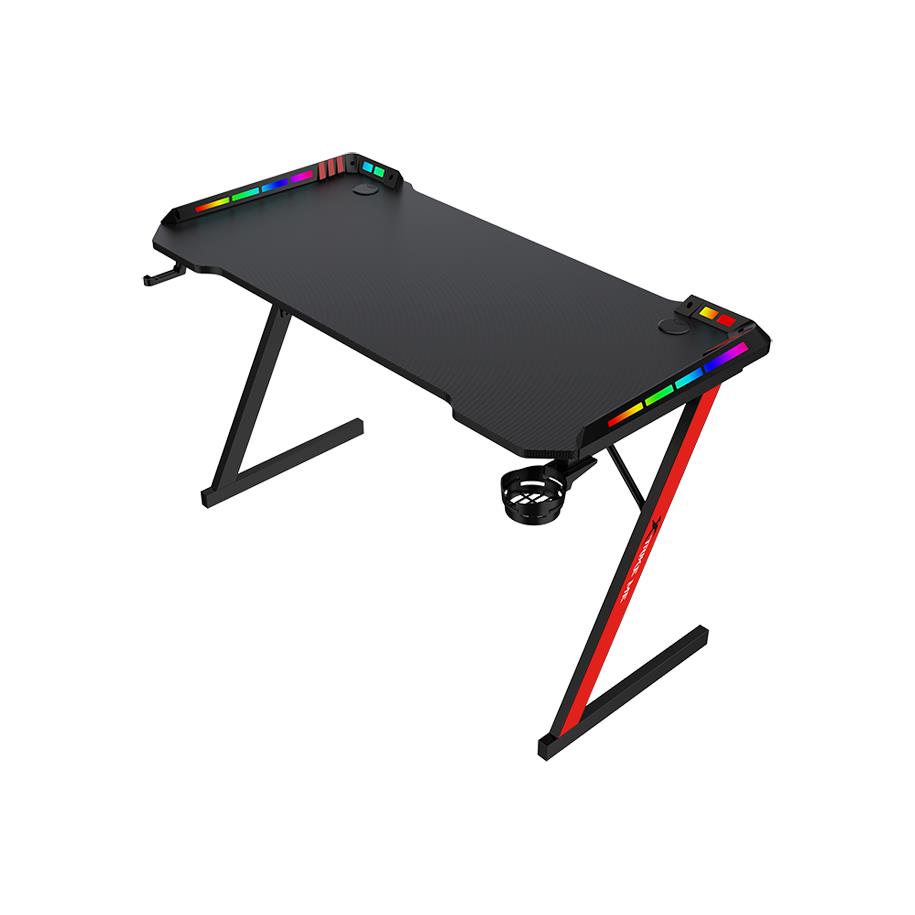 23891 XTRIKE DK-05 GAMING DESK ΜΕ ΦΩΤΑ LED - Image 1