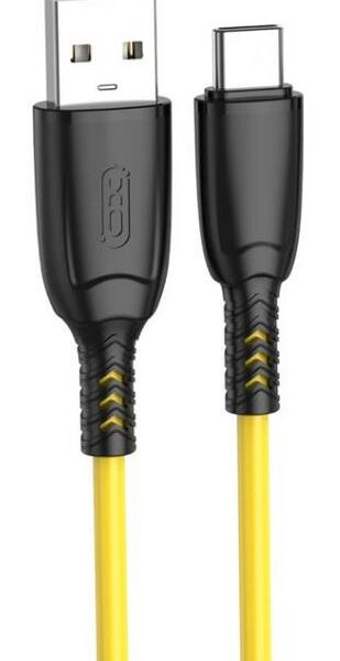 XO NB245 ΚΑΛΩΔΙΟ ΦΟΡΤΙΣΗΣ ΣΙΛΙΚΟΝΗΣ SULUO SERIES TYPE-C, 1M, ΚΙΤΡΙΝΟ