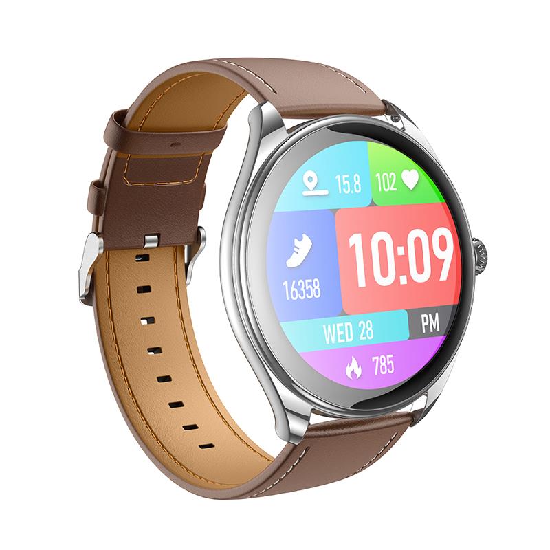 27176 HOCO Y22 AMOLED SPORTS WATCH (CALL VERSION), ΑΣΗΜΙ - Image 1
