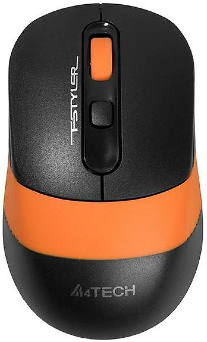 27814 ΠΟΝΤΙΚΙ ΑΣΥΡΜΑΤΟ A4Tech FG10 2000 DPI, ΜΑΥΡΟ/ΠΟΡΤΟΚΑΛΙ - Image 1