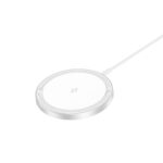 XO CX037 IPHONE MAGNETIC METAL ΑΣΥΡΜΑΤΟΣ ΦΟΡΤΙΣΤΗΣ 15W 3-IN-1, ΛΕΥΚΟΣ