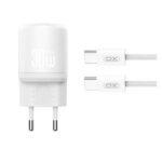 XO L150 ΦΟΡΤΙΣΤΗΣ 30W 1 ΘΥΡΑ TYPE-C, ΜΕ ΚΑΛΩΔΙΟ TYPE-C, ΛΕΥΚΟΣ