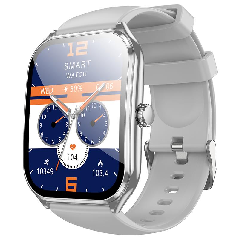 30433 HOCO Y28 AMOLED SMART SPORTS WATCH(ΛΕΙΤΟΥΡΓΙΑ ΚΛΗΣΗΣ), ΑΣΗΜΙ - Image 1