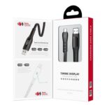 HOCO S6 SENTINEL ΚΑΛΩΔΙΟ ΦΟΡΤΙΣΗΣ ΜΕ ΟΘΟΝΗ LIGHTNING - Image 4