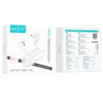 HOCO EW39 BRIGHT ΑΚΟΥΣΤΙΚΑ BLUETOOTH, ΛΕΥΚΟ, ENC - Image 3