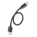 HOCO X96 ΚΑΛΩΔΙΟ ΦΟΡΤΙΣΗΣ ΚΑΙ ΔΕΔΟΜΕΝΩΝ HYPER TYPE-C, 100W, 0.25m, ΜΑΥΡΟ - Image 2