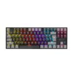 XTRIKE ME GK-989B ΕΝΣΥΡΜΑΤΟ MHXANIKO ΠΛΗΚΤΡΟΛΟΓΙΟ, RGB, TENKEYLESS