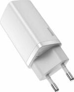 BASEUS GAN 2 LITE ΦΟΡΤΙΣΤΗΣ ΓΡΗΓΟΡΗΣ ΦΟΡΤΙΣΗΣ, 2 ΘΥΡΕΣ, 65W, ΛΕΥΚΟΣ - Image 2