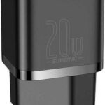 BASEUS SUPER SI ΦΟΡΤΙΣΤΗΣ ΓΡΗΓΟΡΗΣ ΦΟΡΤΙΣΗΣ, 20W, ΜΑΥΡΟΣ