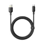 BASEUS SILKY SERIES ΚΑΛΩΔΙΟ ΓΡΗΓΟΡΗΣ ΦΟΡΤΙΣΗΣ, USB TO TYPE-C, 2m, 100W, ΜΑΥΡΟ