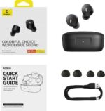 BASEUS BOWIE E18, ΑΣΥΡΜΑΤΑ ΑΚΟΥΣΤΙΚΑ, TWS, ΜΑΥΡΑ - Image 3