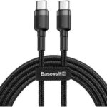 BASEUS CAFULE, ΚΑΛΩΔΙΟ ΓΡΗΓΟΡΗΣ ΦΟΡΤΙΣΗΣ, TYPE-C ΣΕ TYPE-C, 2m, 100W, ΜΑΥΡΟ