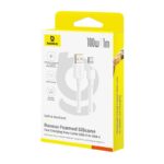 BASEUS FOAMED SILICONE, ΚΑΛΩΔΙΟ ΓΡΗΓΟΡΗΣ ΦΟΡΤΙΣΗΣ, TYPE-C, 100W, 1M, ΛΕΥΚΟ - Image 3