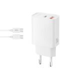 XO ΦΟΡΤΙΣΤΗΣ ΓΡΗΓΟΡΗΣ ΦΟΡΤΙΣΗΣ L161, 20W, ΜΕ ΚΑΛΩΔΙΟ TYPE-C, 2 ΘΥΡΕΣ