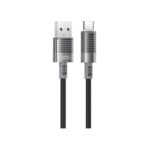 XO NB-Q282A ΚΑΛΩΔΙΟ ΣΙΛΙΚΟΝΗΣ TYPE-C 6A, ΜΑΥΡΟ