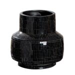 Βάζο Λαιμού Κεραμικό Μαύρο D17X18Cm D17X18Cm - Image 2