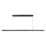 Φωτιστικό μονόφωτο "STRAIGHT" από μέταλλο/αλουμίνιο σε χρώμα μαύρο 90x5.5x100 Led