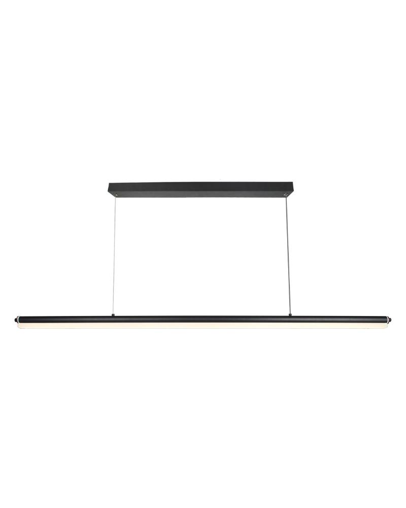 400-03616 Φωτιστικό μονόφωτο "STRAIGHT" από μέταλλο/αλουμίνιο σε χρώμα μαύρο 90x5.5x100 Led - Image 1