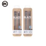 WK BLAZE MICRO USB ΚΑΛΩΔΙΟ ΦΟΡΤΙΣΗΣ & DATA 1m, SILVER - Image 2