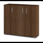 Παπουτσοθήκη-ντουλάπι σε χρώμα καρυδί 100x36x92