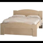 Κρεβάτι "ΚΥΜΑ" διπλό σε χρώμα δρυς 140x190