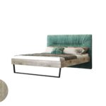 Κρεβάτι "JARDIN" διπλό σε χρώμα σταχτί 160x200