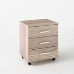 Συρταριέρα τροχήλατη σε χρώμα σταχτί 45x40x53