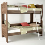 Κουκέτα σε χρώμα καρυδί 90x190x165