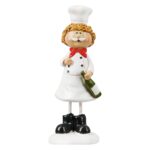 Φιγούρα Cook "Star Chef" Πολυρεζίνη Λευκό PU Pcs. Assorted 4.5x4.5x13cm - Image 2