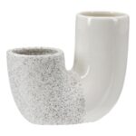 Βάζο 'Poppy' Κεραμικό Λευκό 6.5x14.5x12.5cm - Image 2